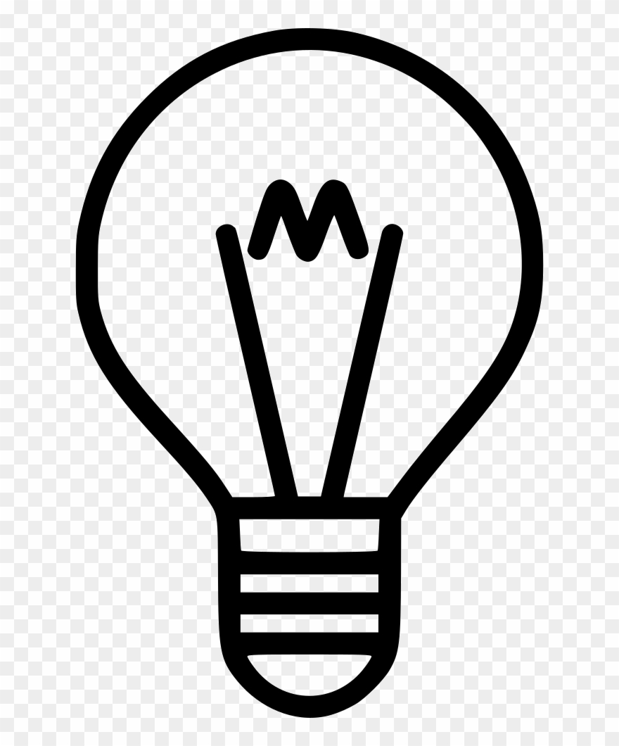 Lamp Bulb Comments - Symbol For Hints Clipart