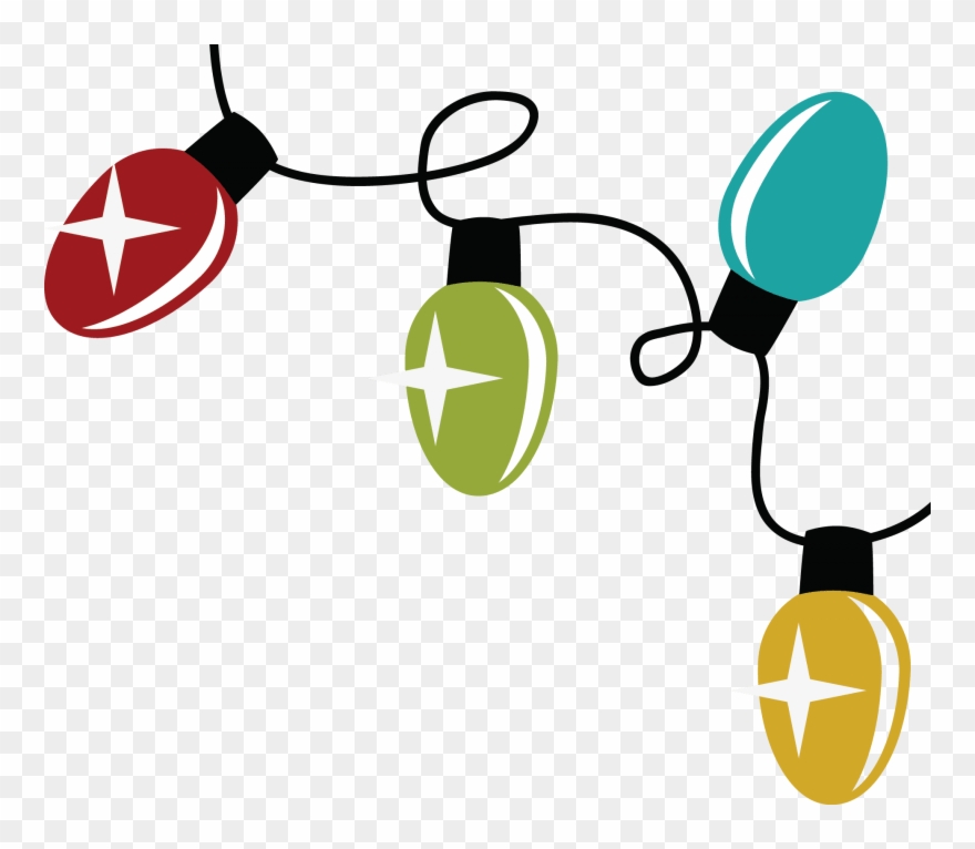 Mingle And Jingle Transparent Background - Christmas Lights Svg File Clipart