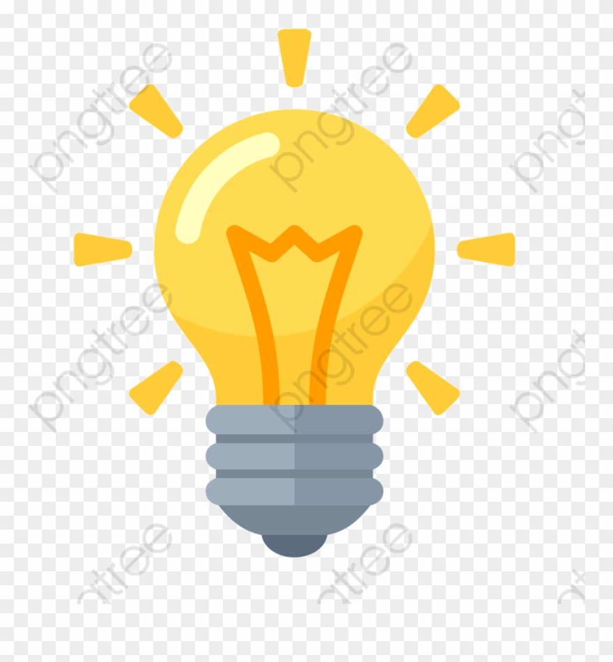 Light Bulb Png Vector - Transparent Background Light Bulb Png Clipart