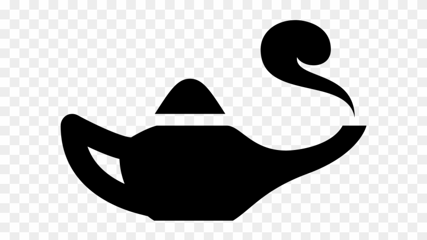 Bulb Clipart Mentol - Genie Lamp Vector - Png Download