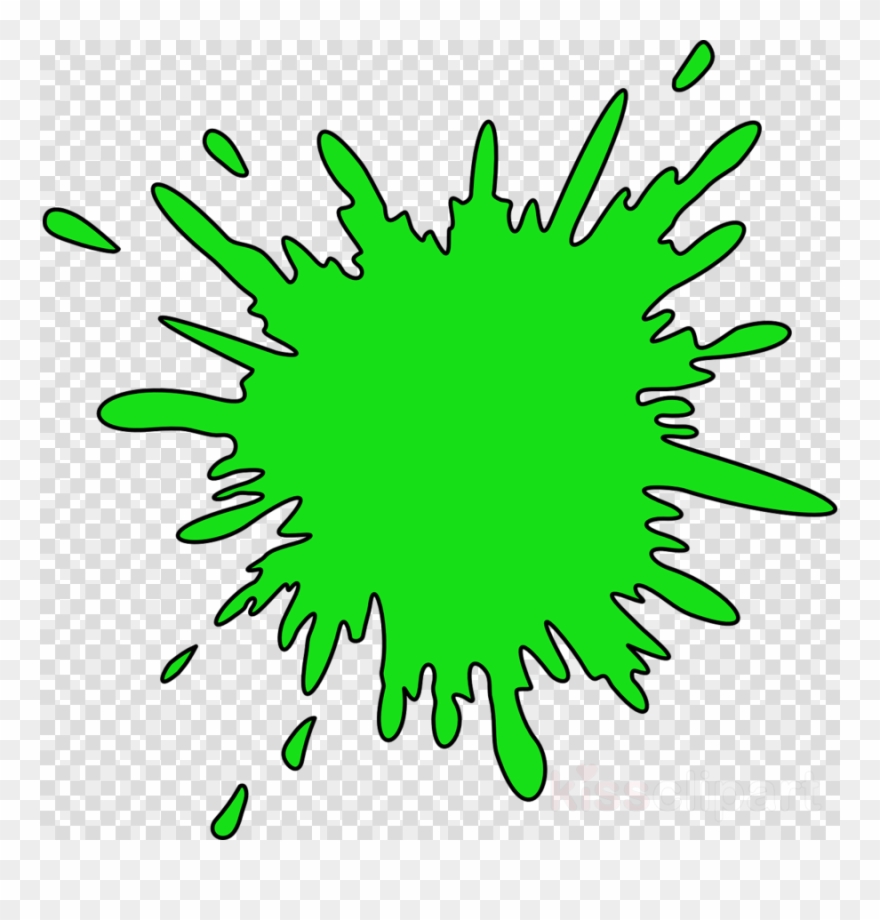 Beautiful Splash, Drawing, Green, Transparent Png Image - Clipart Splash