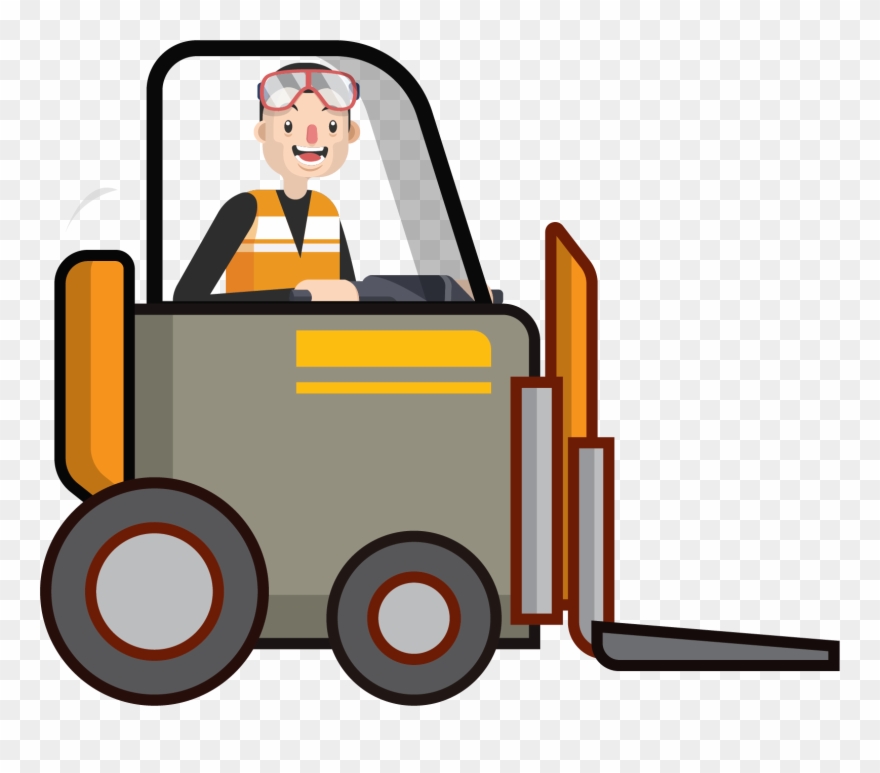 Forklift Guy Clipart