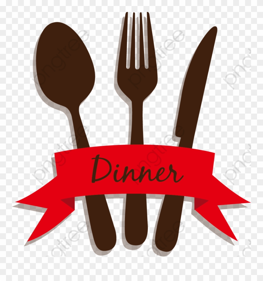 Spoon Clipart Design - Dinner Png Transparent Png