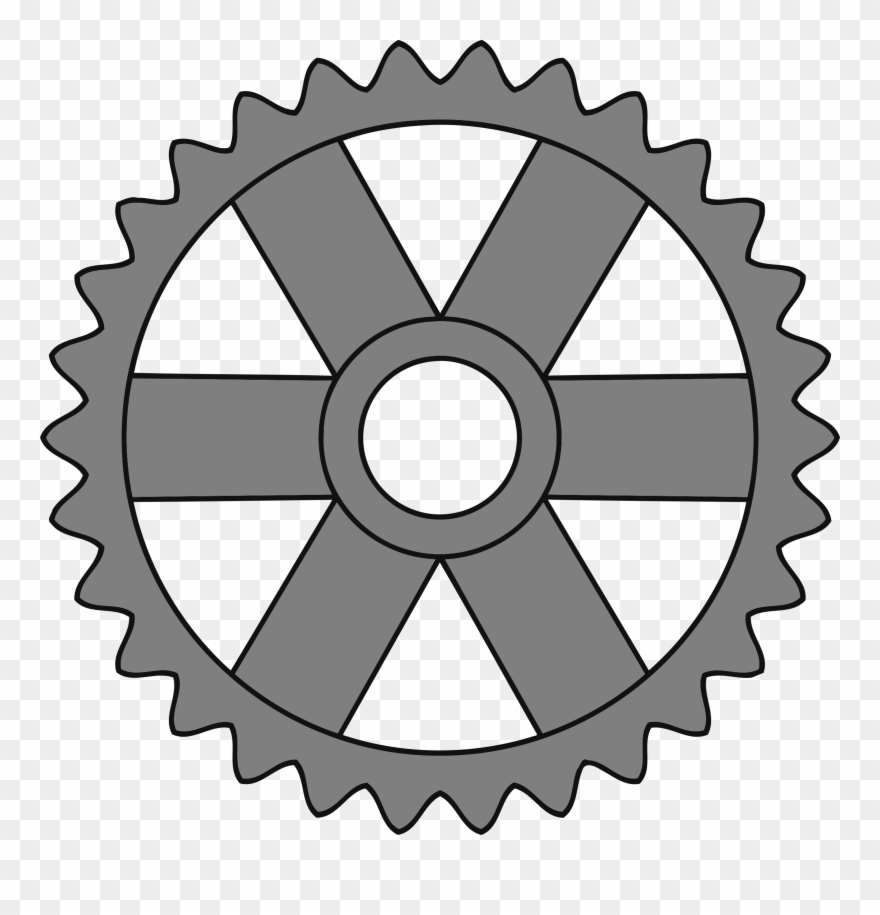 Tooth Gear With Rectangular - Gold Seal Of Approval Png Clipart