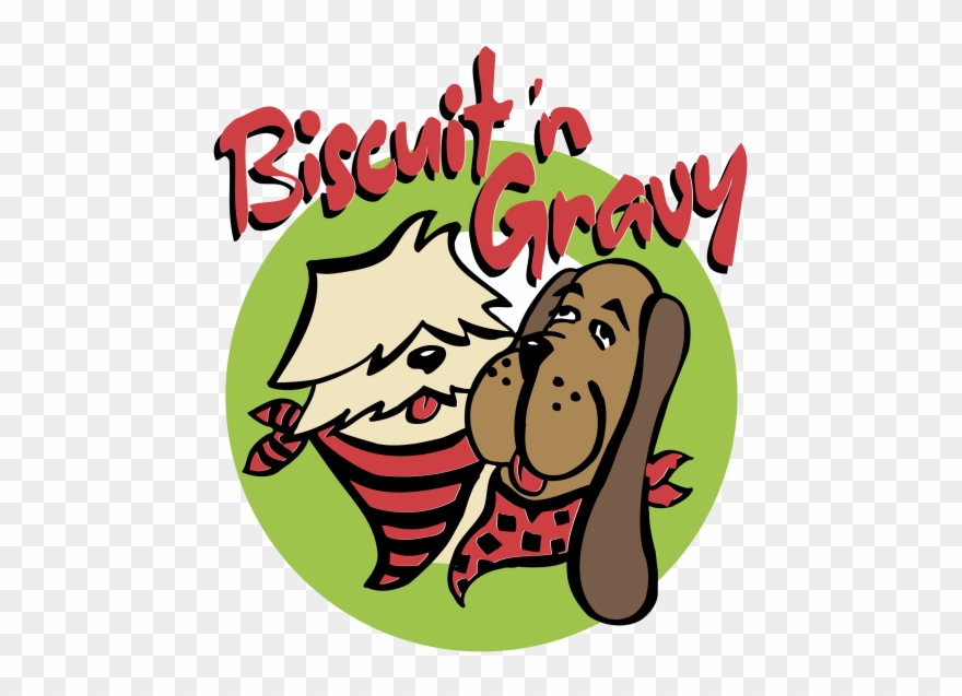 Biscuit 'n Gravy Logo - Cartoon Clipart