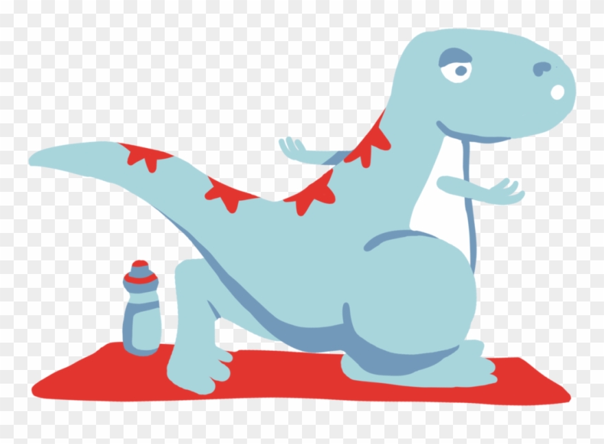 Yoga Rex Clipart
