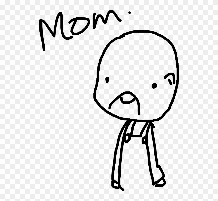 Stewie Griffin In My Way - Line Art Clipart