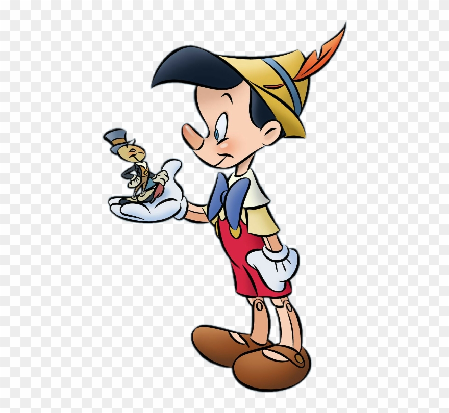 Pinocchio And Jiminy Cricket Fanart Clipart