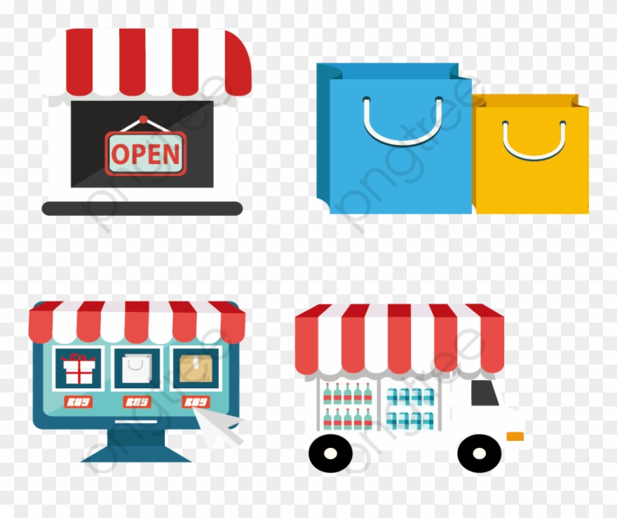 Convenience Store Clipart - Ecommerce Application Development Png Transparent Png