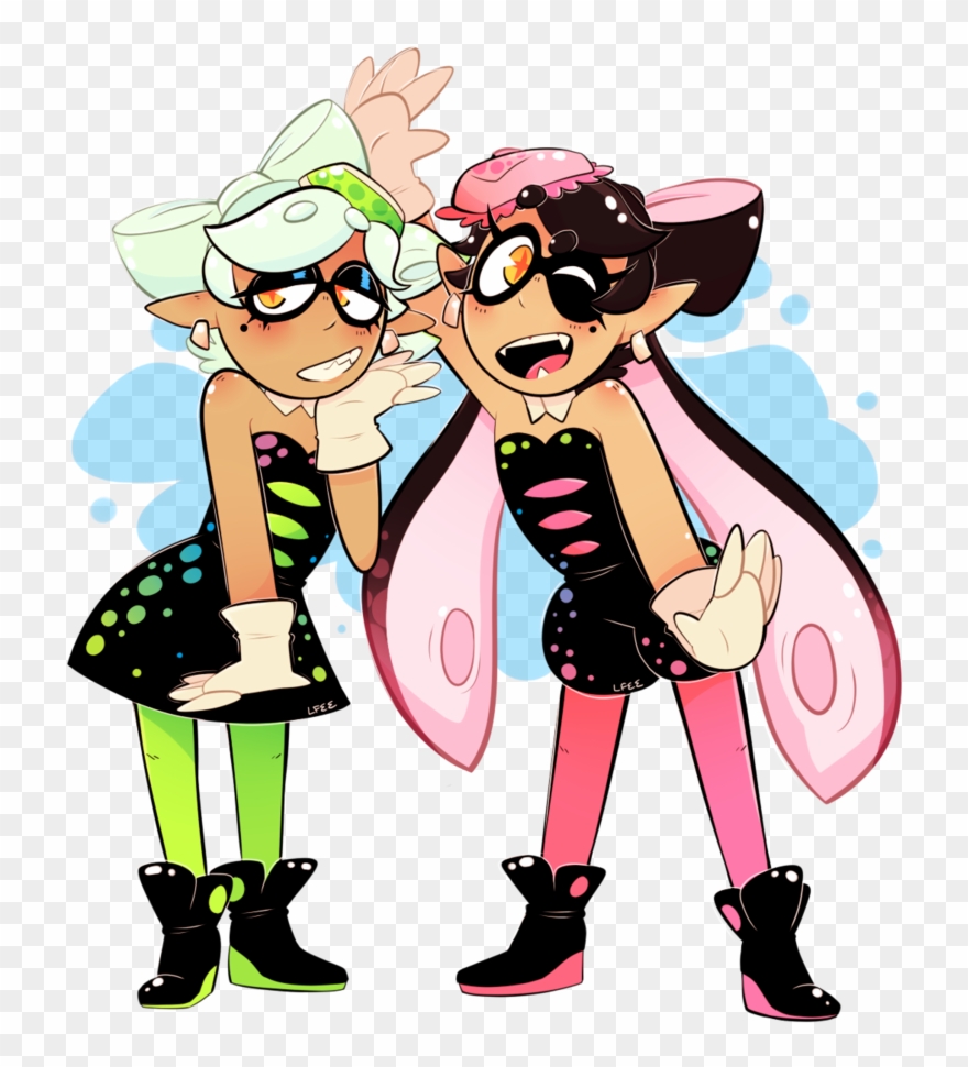 Squid Sisters By Pxlbr - Splatoon Clipart
