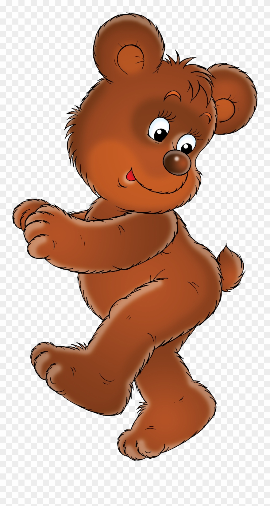 Teddy Bear Turn Around Clip Art - Cartoon Teddy Bears Png Transparent Png