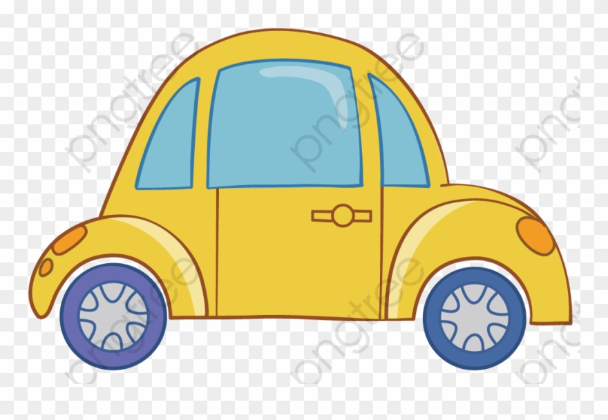 Single Cartoon Car - Car Cartoon No Wheel Png Clipart