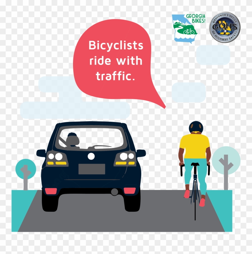As Things Go, Cycling Is Social, “bicyclists May Lawfully - Hatchback Clipart