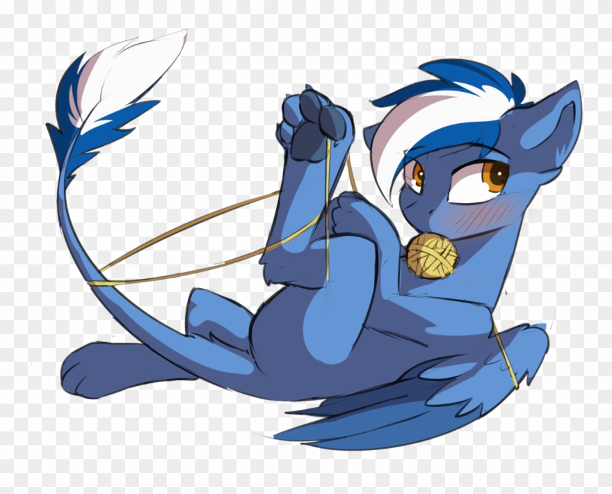 Beardie, Behaving Like A Cat, Hybrid, Leonine Tail, - Cartoon Clipart