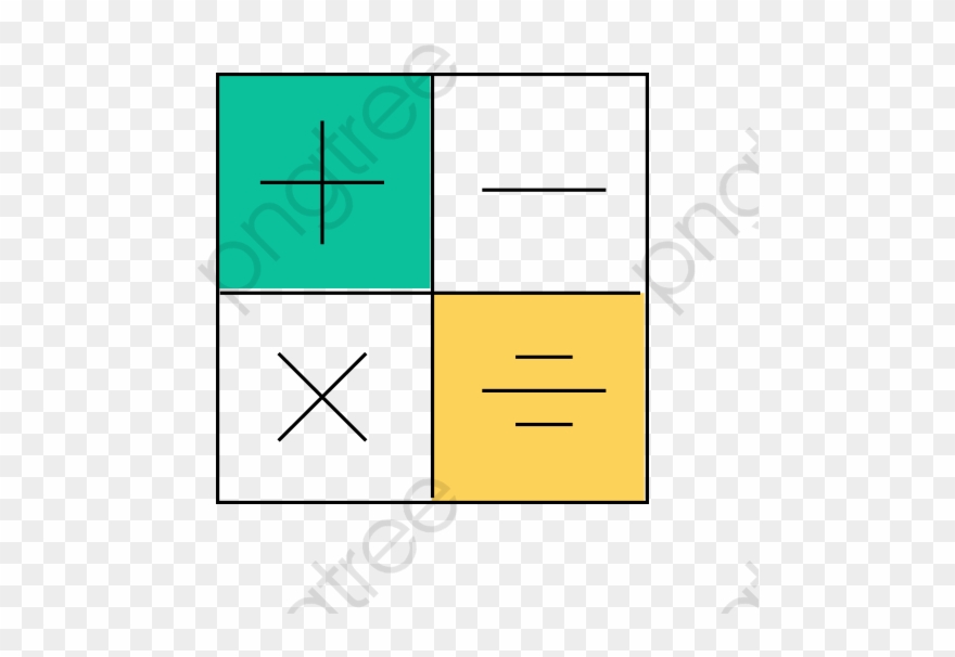 Subtraction Sign Clipart - Subtraction Addition Multiplication Division Png Transparent Png