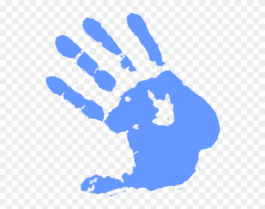 Light Blue Paint Splat Colouring Pages Clipart Free - Paint Color Hand Png Transparent Png