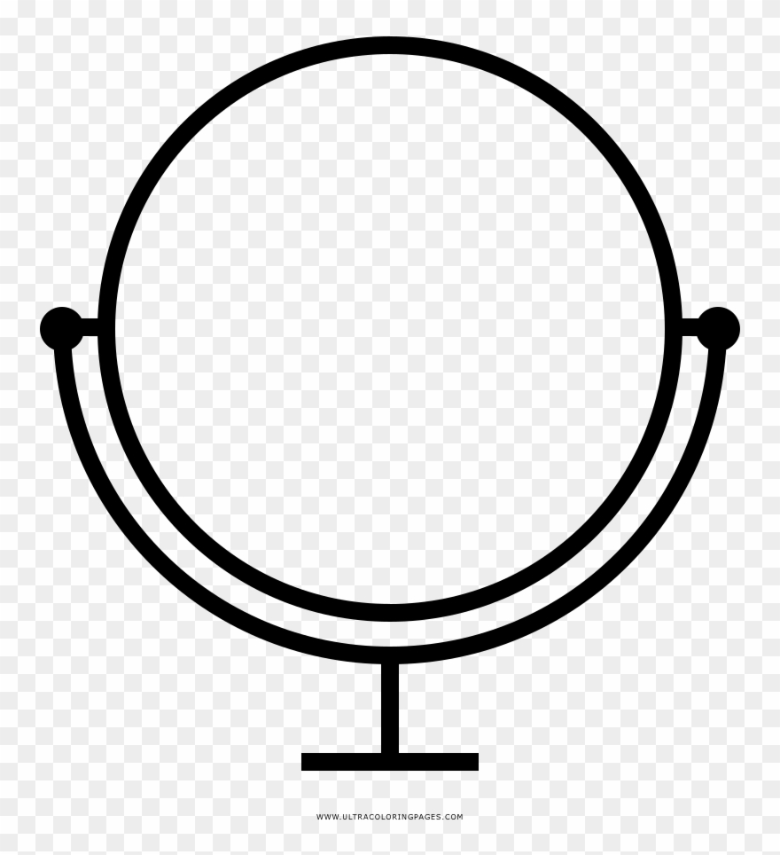 Mirror Coloring - Circle Clipart