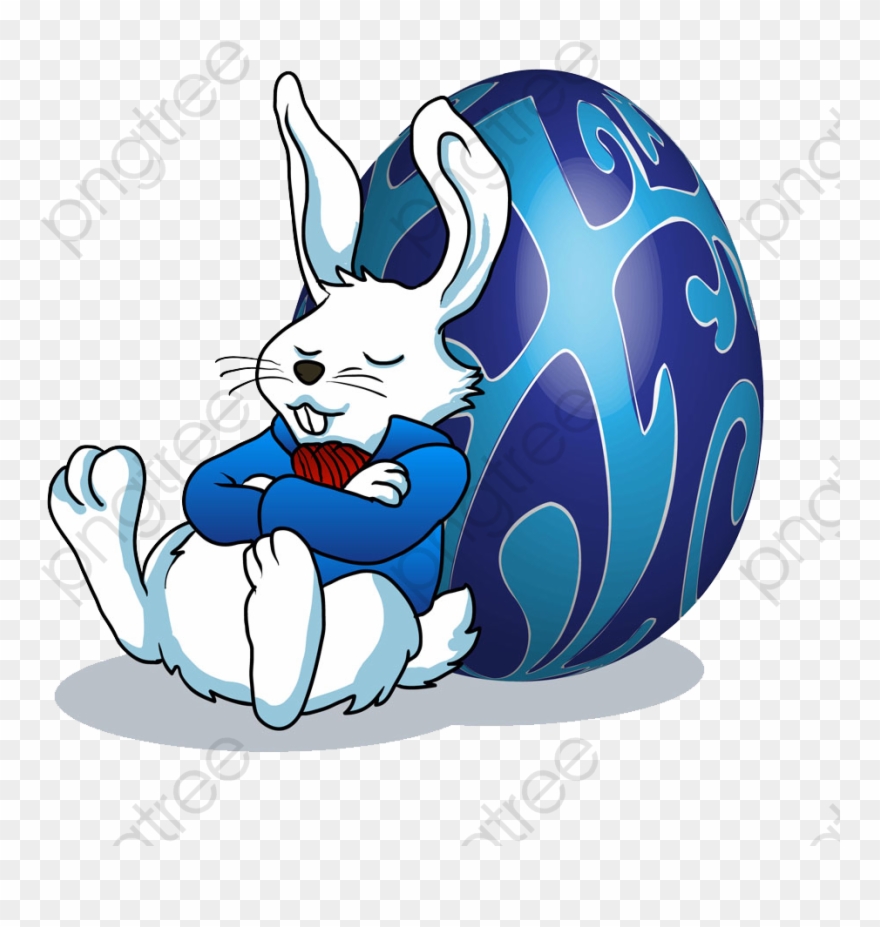 Bunny Clipart Png Transparent - Easter Bunny Sleeping