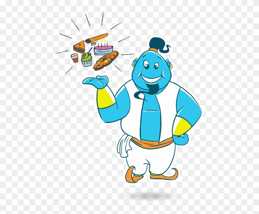 In Keeping With The Name, We Created A Mascot, A Genie Clipart