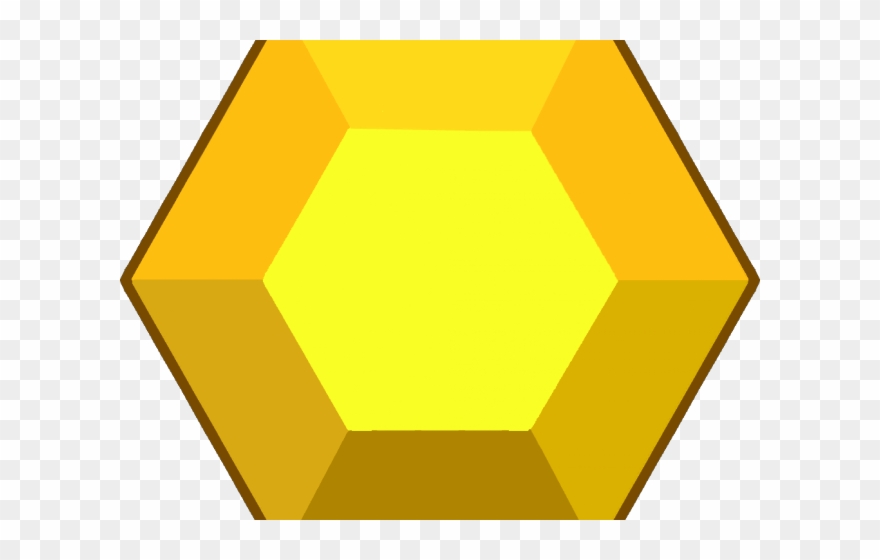 Gemstone Clipart Yellow Gem - Png Download
