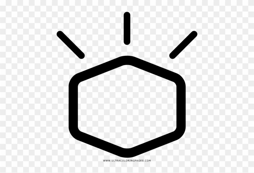 Gemstone Coloring Page Clipart