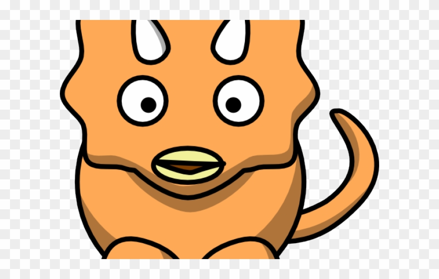 Dinosaurs Clipart Orange - Dinosaur Template - Png Download