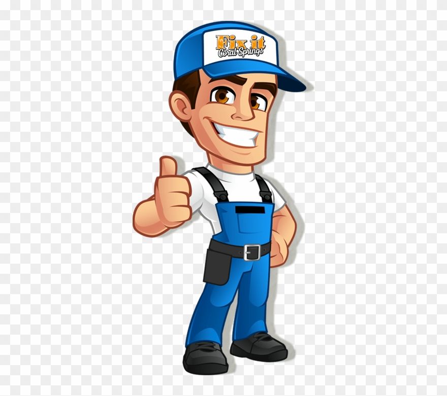 Fix It Coral Springs - Electrician Cartoon Clipart