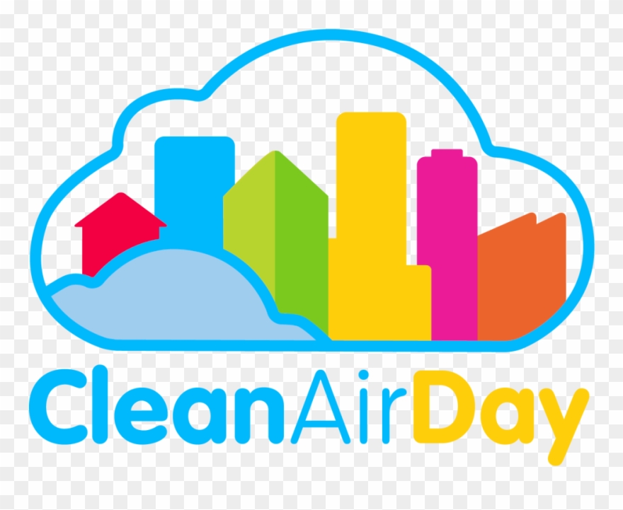 Clean Air Day - World Heart Day Logo Clipart