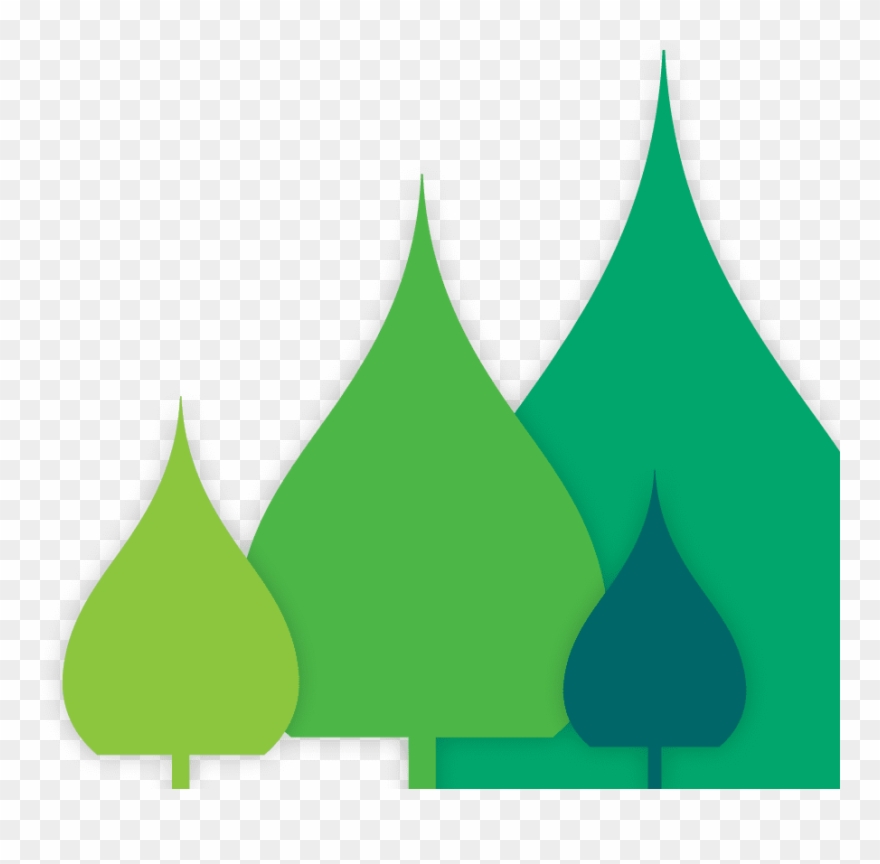 Love Lock Trees - Illustration Clipart