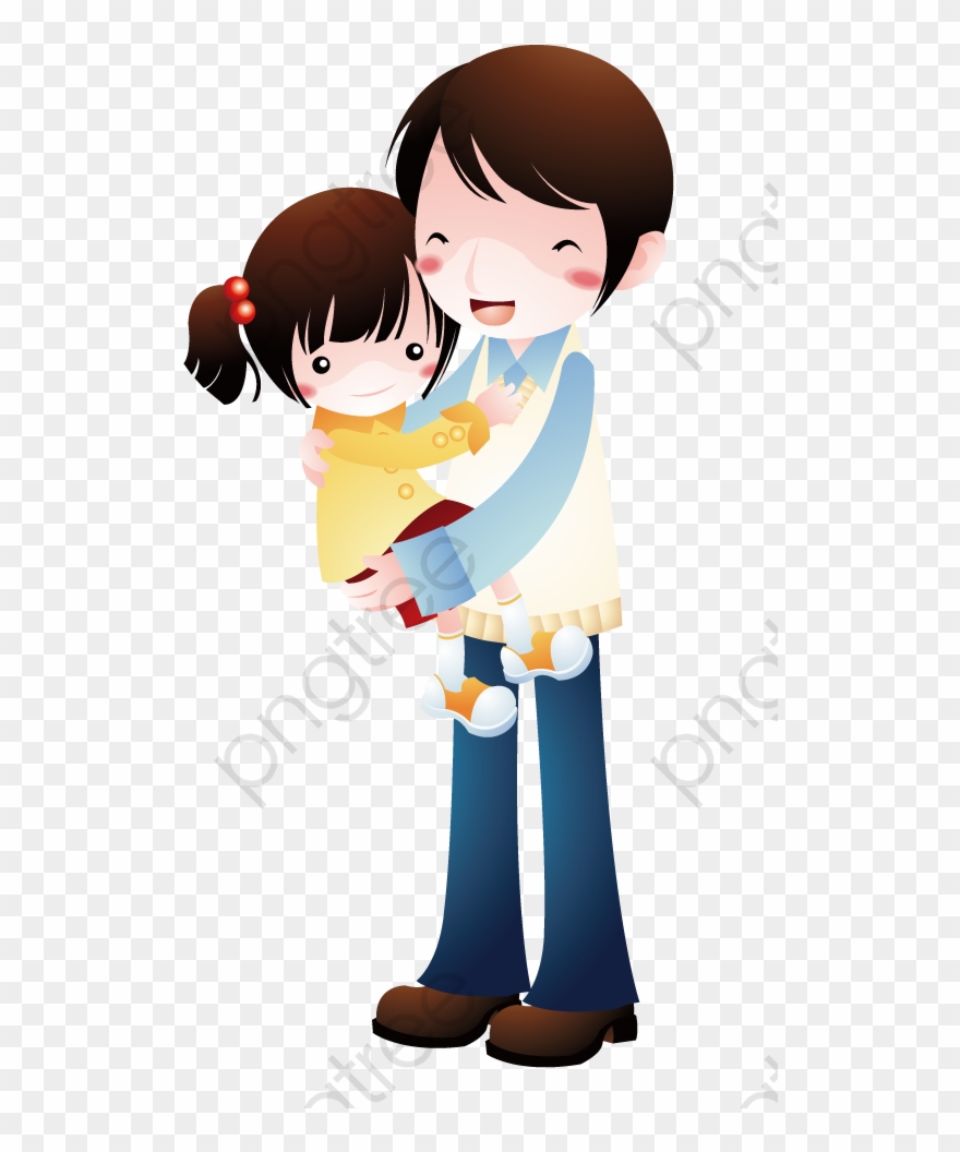 Brother Hugging Sister Sister Clipart Hug - Brother Sister Cartoon Png Transparent Png