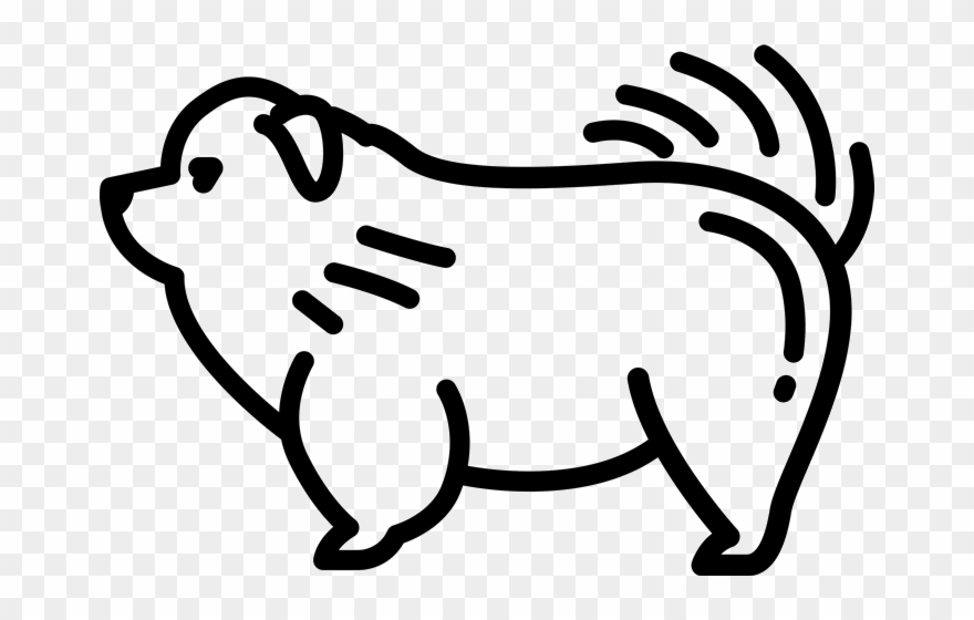 Chow Chow Rubber Stamp Dog, Cat Amp Fur Baby Stamps Clipart