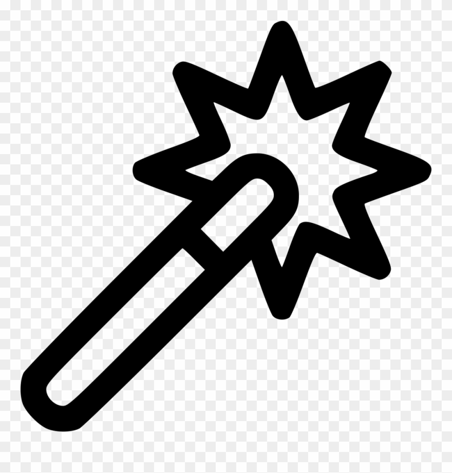 Magic Wand Comments - Fantasy Symbol Png Clipart