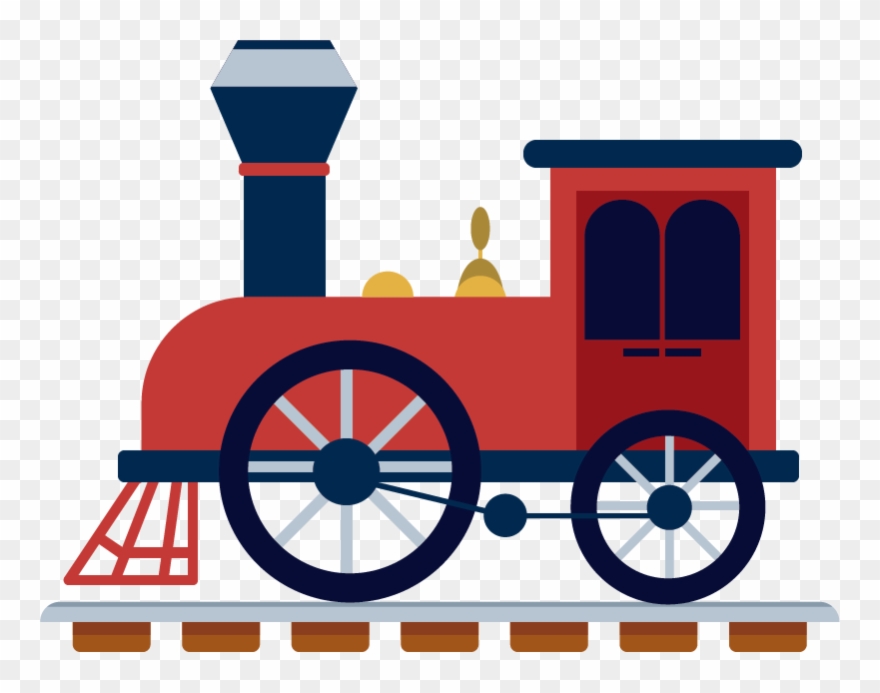 Train Track Girl Wall Mural Clipart