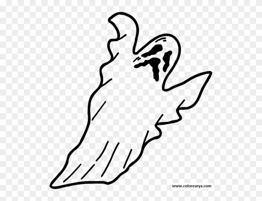 Spooky Ghost Clipart - Scary Ghost Clipart - Png Download