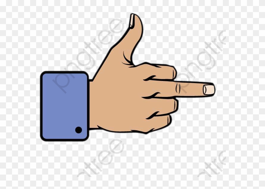 Hand Clipart Finger - Middle Finger - Png Download