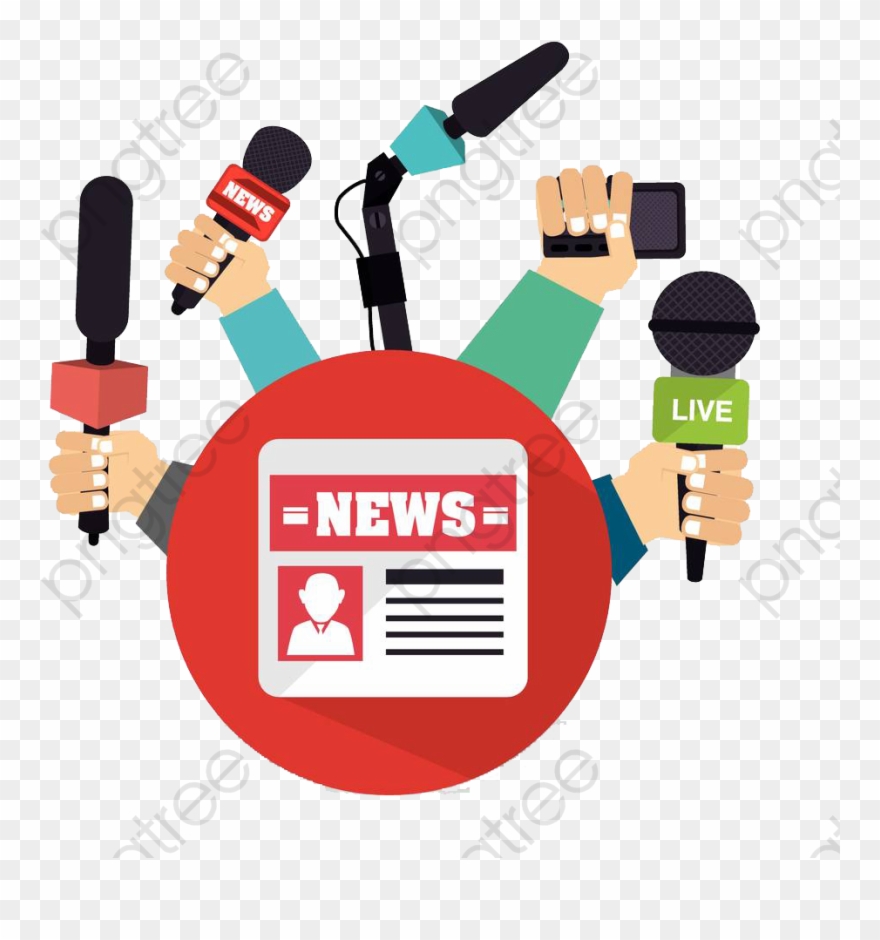 Interview Clipart Transparent - Gambar Animasi Pembawa Acara - Png Download