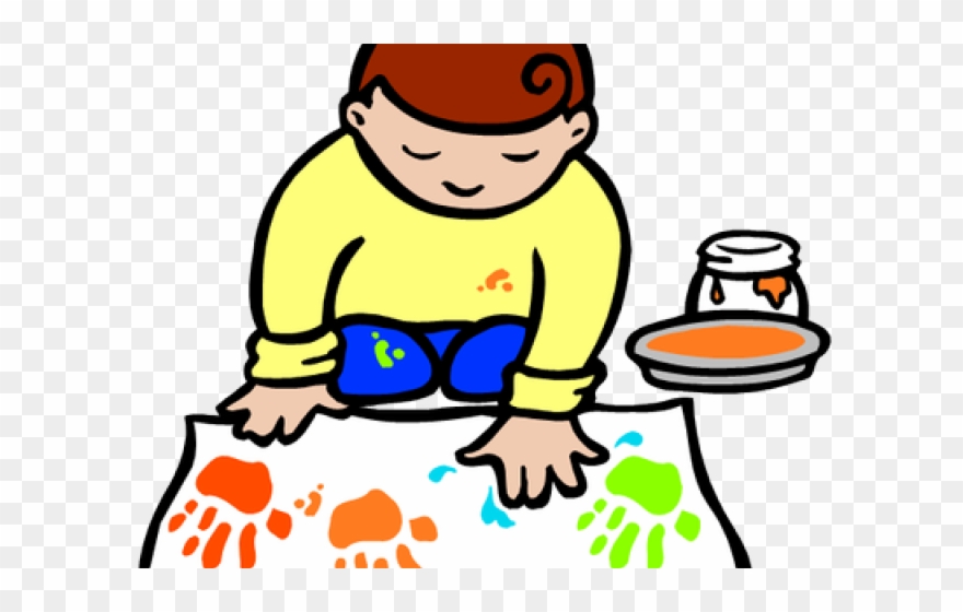 Creative Clipart Art Craft Fair - Finger Painting Clip Art - Png Download