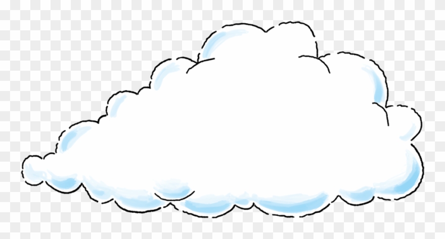 Rain Cloud Clipart Realistic - Illustration - Png Download