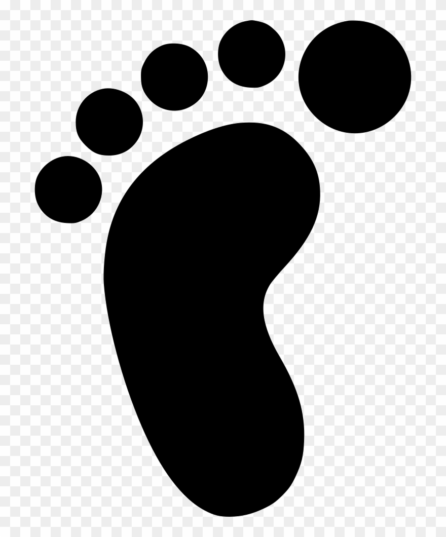 Footprints Svg Small - Pegadas Bebe Azul Png Clipart
