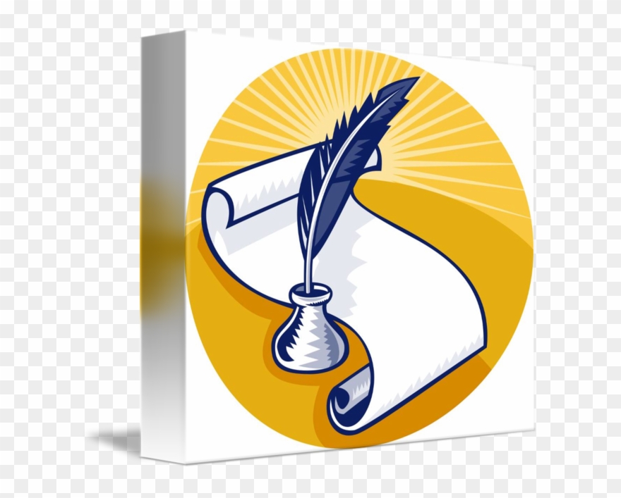 Share On Tumblr - Pluma At Papel Clipart - Png Download