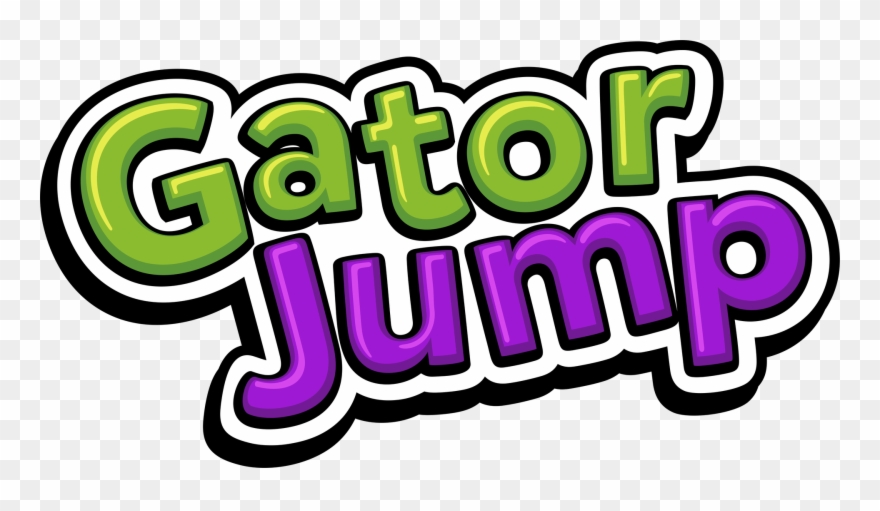Gator Jump Logo - Graphic Design Clipart