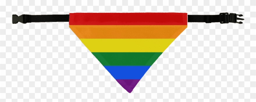 Rainbow Pride ﻿pet Bandana - Kerchief Clipart