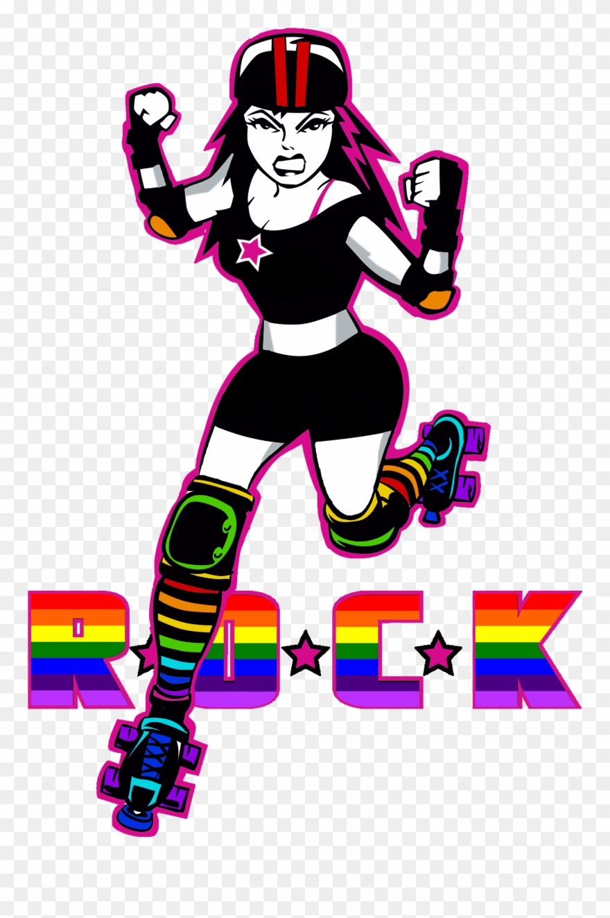 Roller Derby Of Central Kentucky - Illustration Clipart