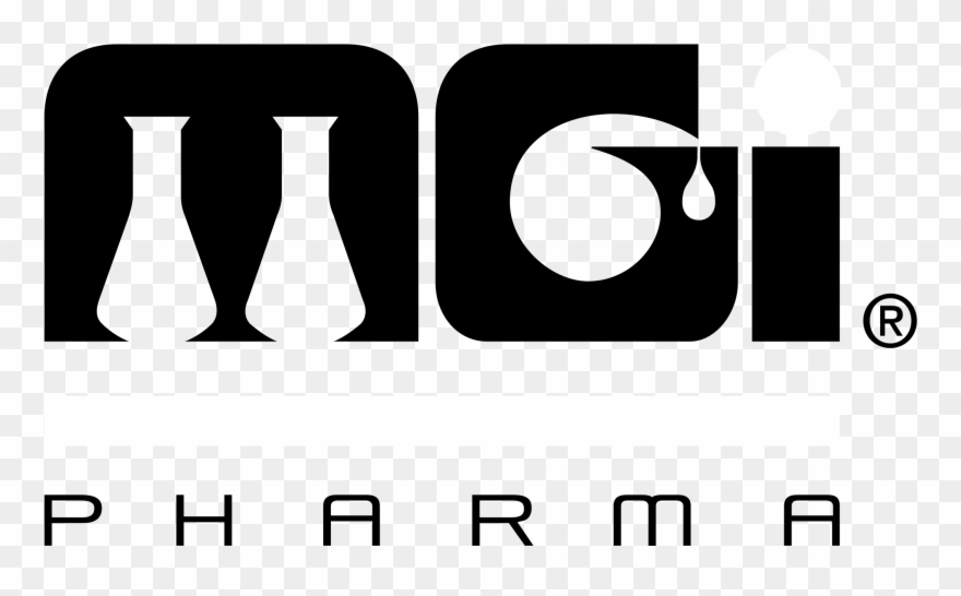 Mgi Pharma Logo Black And White - Mgi Pharma Logo Clipart