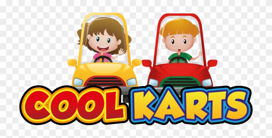 Cool Karts - Cartoon Clipart
