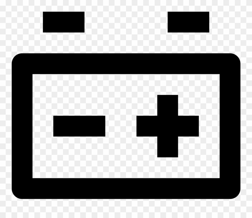 Car Battery Icon - Cross Clipart