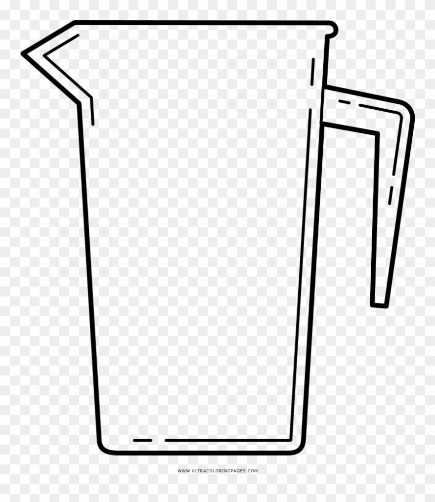 Jug Coloring Page Clipart