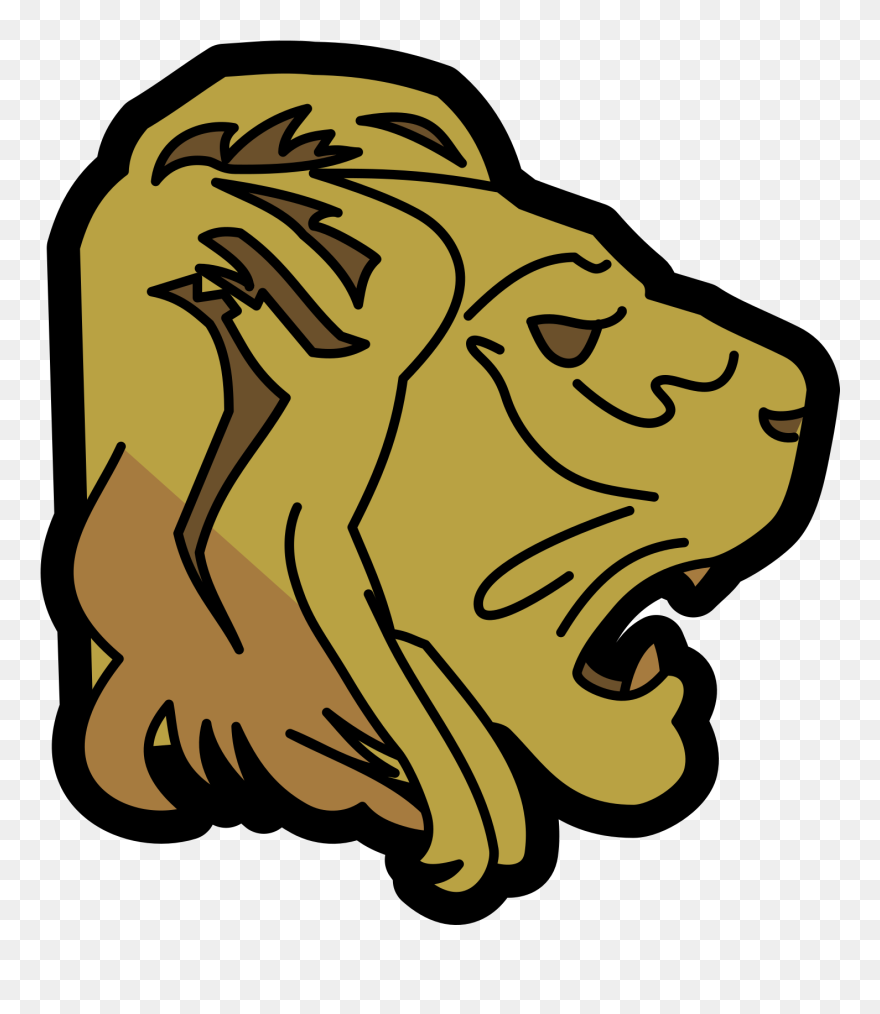 Animated Lion Face Clipart