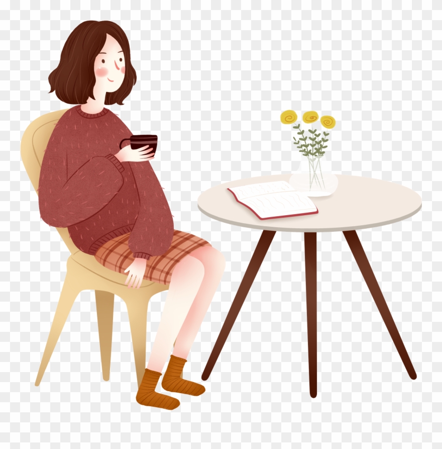 Fresh Girls Art Hand Painted Beautiful Png And Psd - Illustration Clipart