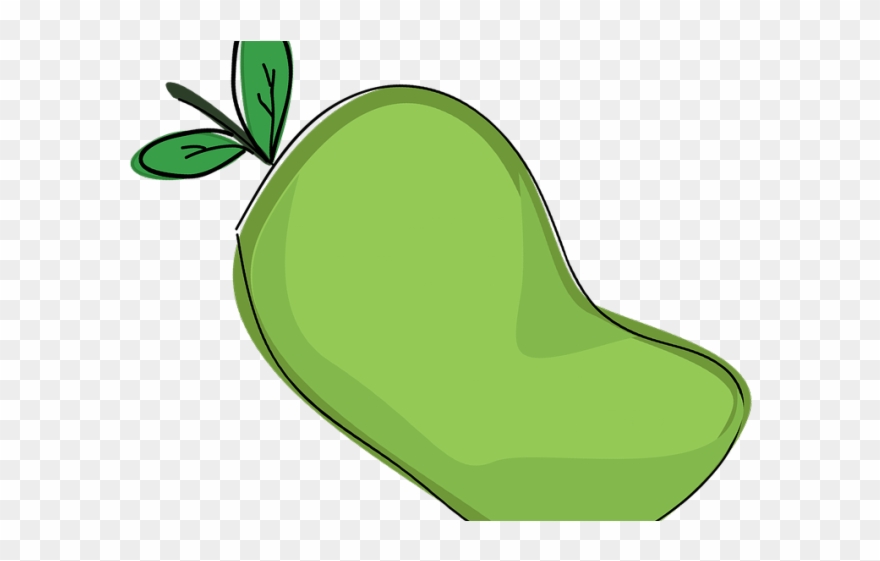 Green Leaves Clipart Mango Leaves - Fruit Cartoon Transparent - Png Download